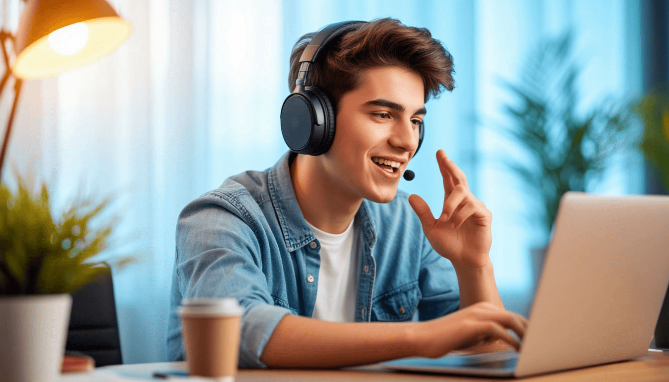 a digital content creator streaming